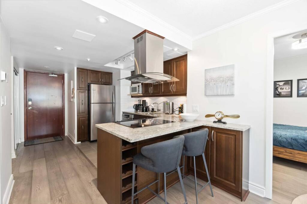 2Br Condo With Breathtaking View In Downtown! Free Parking - 6 Sleep Vancouver Dış mekan fotoğraf